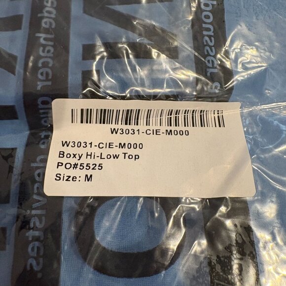 Betabrand Boxy Short Sleeve Hi-Low Top Women's Size Medium Blue NWOT! - Picture 6 of 6